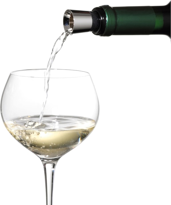 Produktbild WMF Weinausgiesser mit Flaschenverschluss für alle Weinflaschen Vino Edelstahl (Weinverschluss, Weinausgiesser)