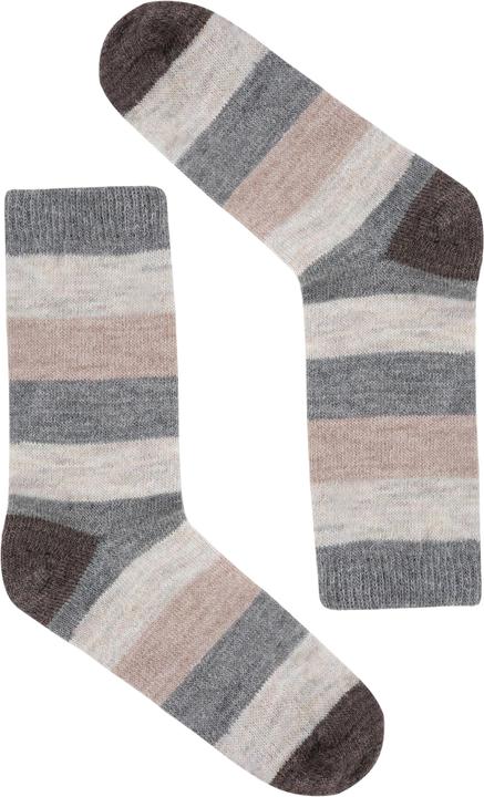 Actual product image Normani 6 pairs of alpaca socks wide striped (pack of 6, 43 - 46)