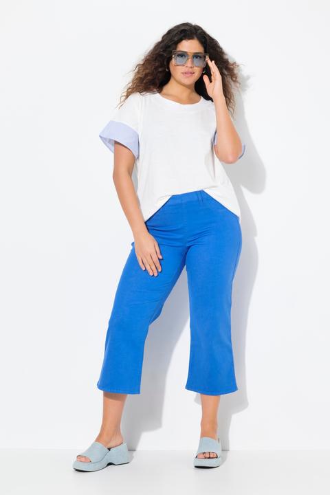 Image du produit Ulla Popken Jupe-culotte Mary, jambe large et taille élastique (50)