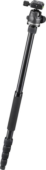 Produktbild mantona DSLM Travel Evolution Max 255 Reisestativ schwarz/grau (Metall, Kunststoff, Schaumstoff)