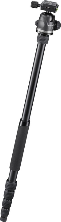 Actual product image mantona DSLM Travel Evolution Max 255 travel tripod black/grey (Metal, Plastic, Foam material)
