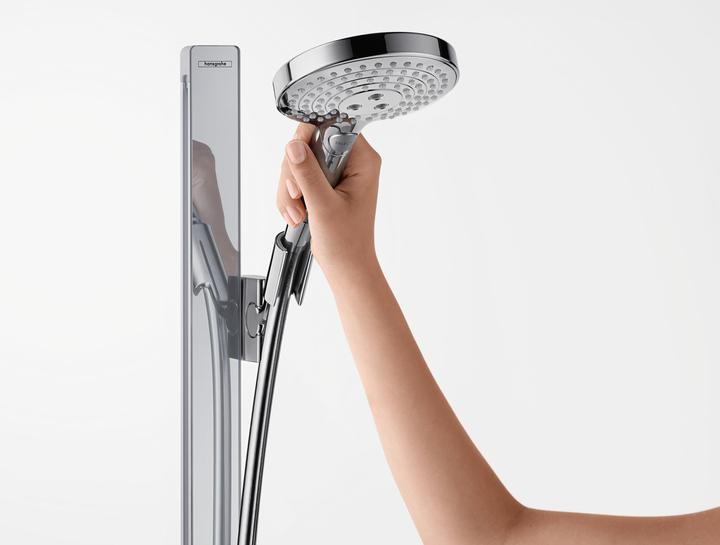 Actual product image hansgrohe HG Br.set RAINDANCE Sel S 120 3jet/Unica 125mm Bsta 90cm chrome 9 l/min EcoSmart (3 Beam types, 9 l/min)