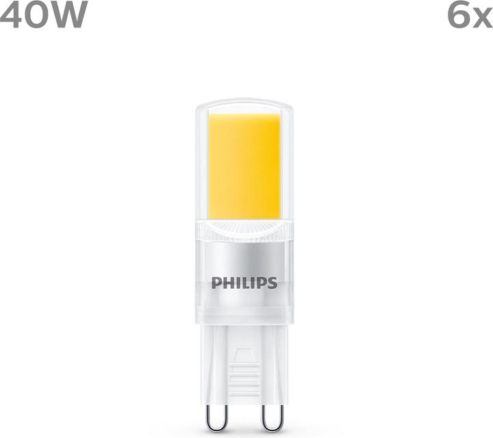 Immagine prodotto Philips Led 40w Ww Nd 6ct/6 Ec (G9, 3.20 W, 400 lm, 6 x, E)