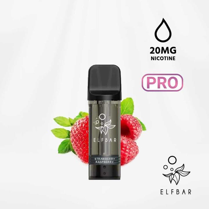 Produktbild Elfbar Elf Bar ELFA Pro Prefilled Pod (2 x 2ml) Strawberry Raspberry FR (Erdbeere, Himbeere)