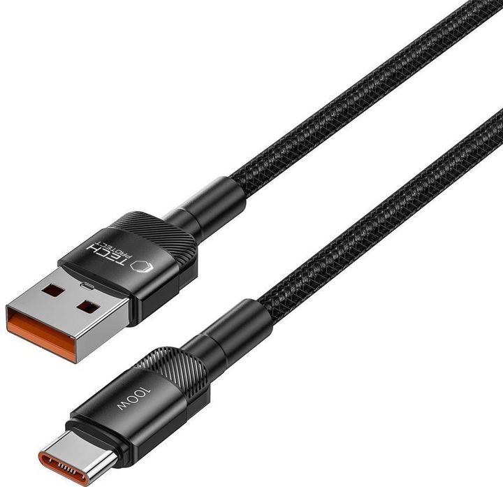 Image du produit Tech-Protect UltraBoost Evo câble USB-C / USB-C 100W 5A 0.5m - noir (0.50 m, 100 W)