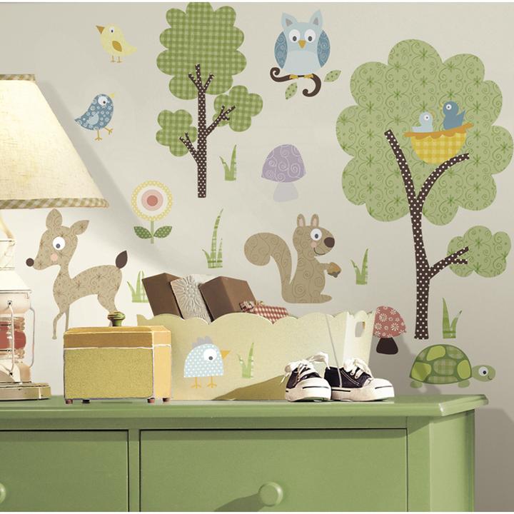 Produktbild Roommates RM - Waldtiere 2 (25.47 x 25.44 cm)