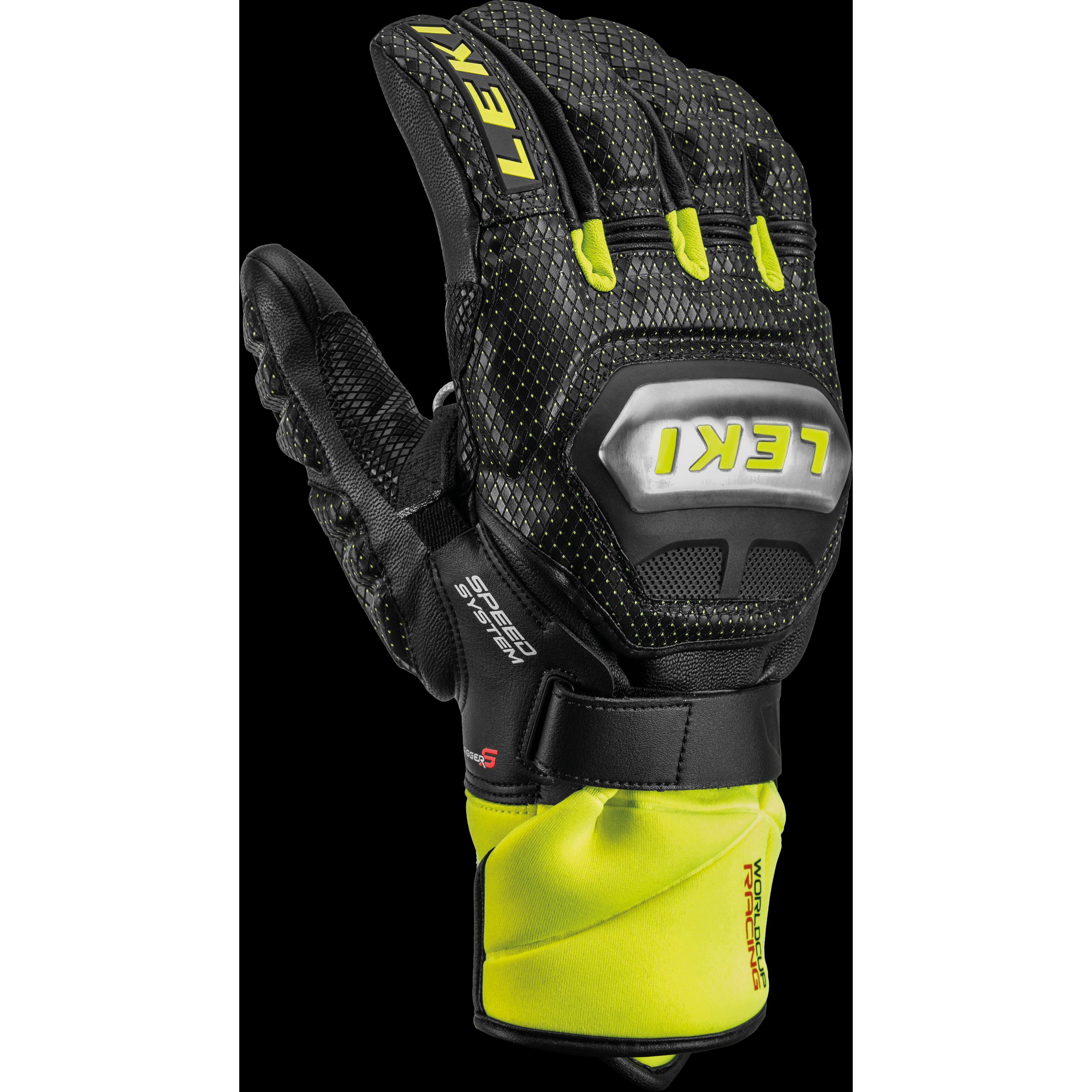Leki, Herren, Handschuhe, LE RĘK WCR TIT S Sp.Sys. bl-ice lem 7.0, Schwarz, (7)