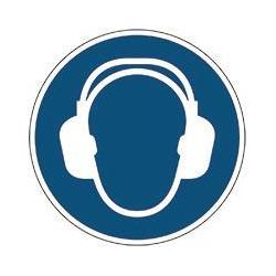 Hein, Accessori protezione sul lavoro, 23191 Gebotsschild Gehörschutz benutzen ASR/ISO Folie selbstklebend