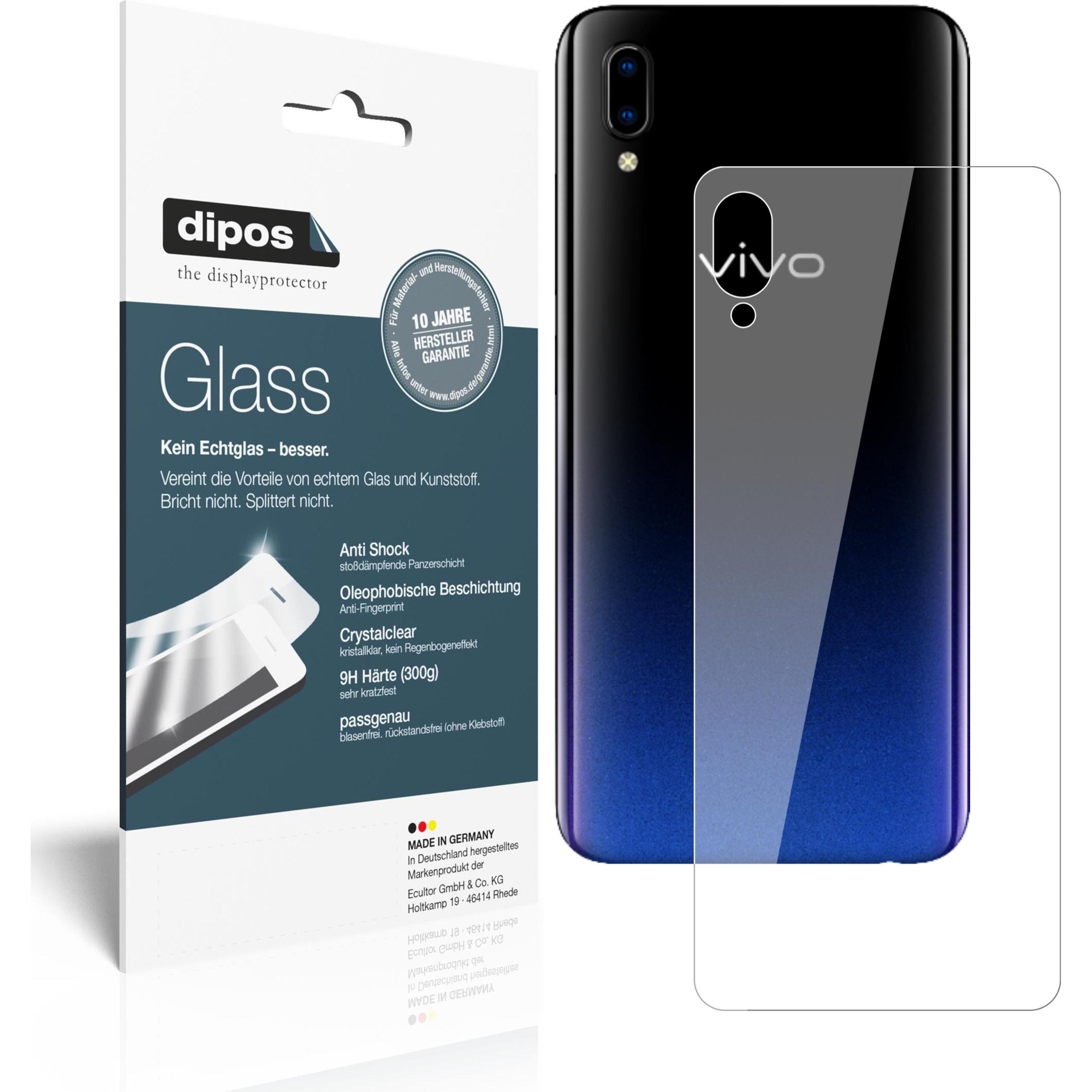 Dipos Displayschutz Anti-Shock (2 Stück, Vivo Y93), Smartphone Schutzfolie, Transparent