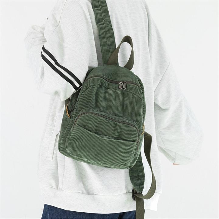 Produktbild Only-Bags.Store Cord-Rucksack,High School Universität Rucksack,Retro einfachen