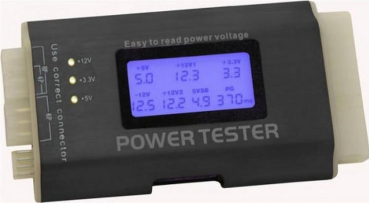 Produktbild Delock Netzteiltester III mit LCD