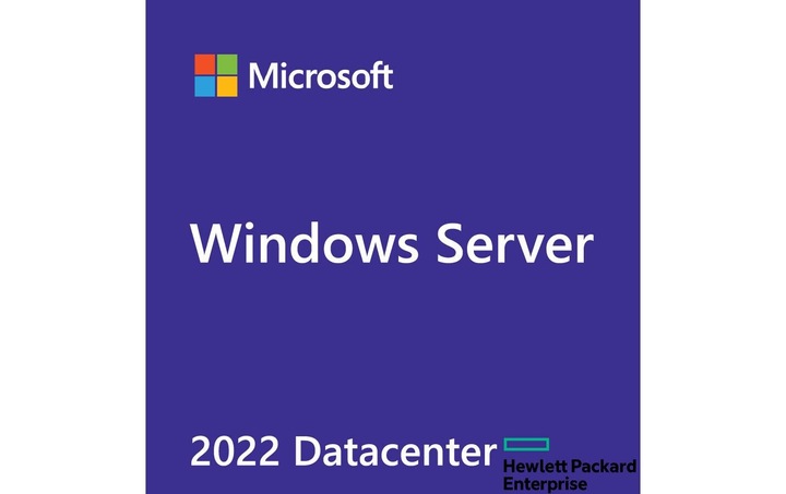 Produktbild HPE OS Windows Server 2022 (16-Core) Datacenter ROK (DE/FR/IT/EN), no CALs