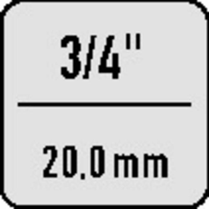 Actual product image Gedore IN 32 17 Screwdriver bit 3/4" hexagon socket 17 mm (17 mm)