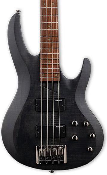 Produktbild ESP LTD B-204SM E-Bass Black Satin (E-Gitarre, Eschenholz, Spaltet-Maple)