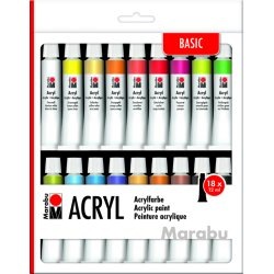 Immagine prodotto Marabu vernice acrilica (Multicolore, 12 ml)