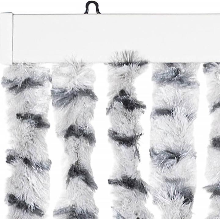 Immagine prodotto VidaXL Tenda per mosche Zanzariera Tenda per porta Tenda a filo Grigio chiaro Grigio scuro (56 x 200 cm)