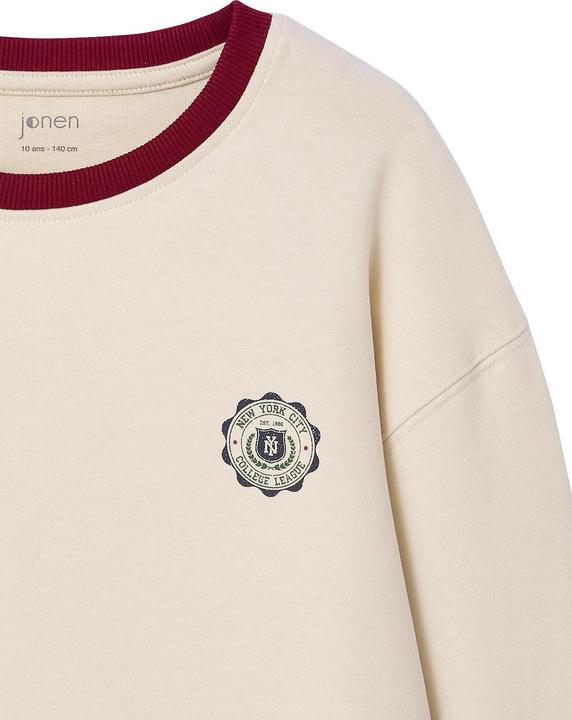 Actual product image Jonen Mädchen Cropped-Shirt mit Motiv hinten (140)