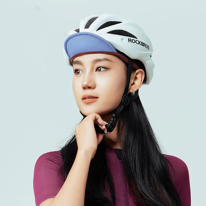 Actual product image Rockbros Cycling Cap with Helmet Visor - Red (56, 57, 58, 59, 60, 61)