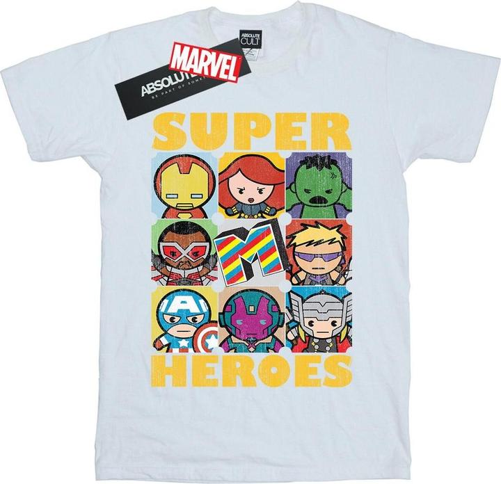 Immagine prodotto Kawaii Super Heroes Maglietta Ampia Donna (S)