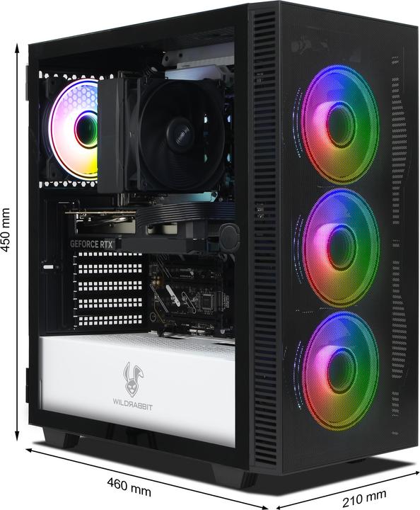 Produktbild Ankermann Wildrabbit X Asus (1000 GB, 32 GB, GeForce RTX 5060 Ti)