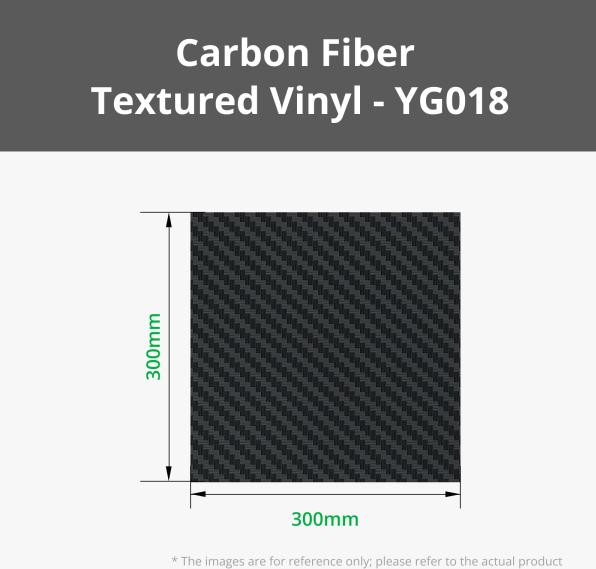 Actual product image Bambu Lab - Removable Vinyl - Carbon Fiber (Accessories)