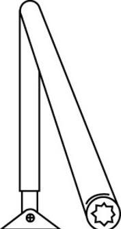 Produktbild Dormakaba Normalgestänge (Balkontür, Eingangstür, Holztür, Zimmertür, Indoor, Outdoor)