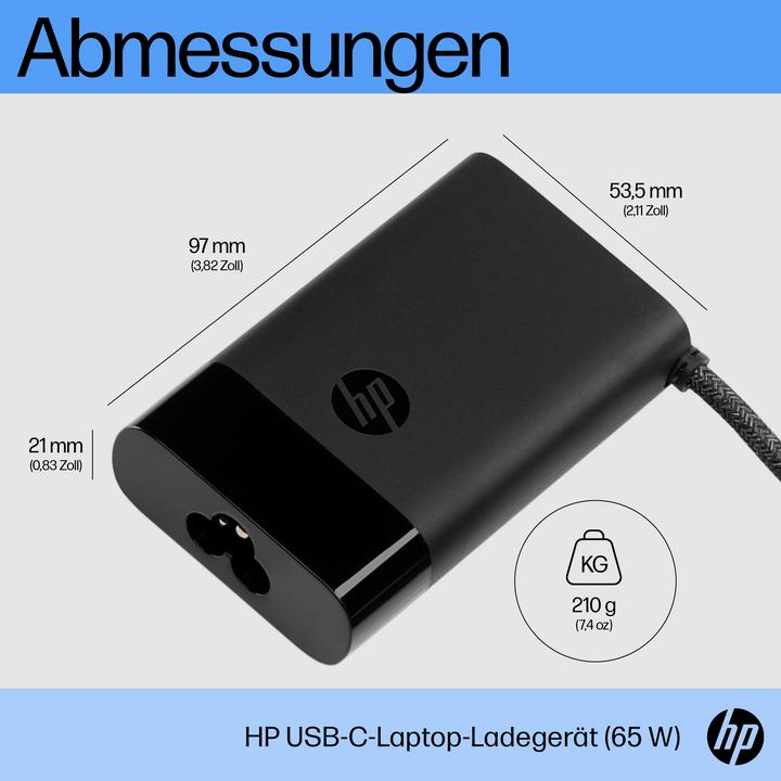 Immagine prodotto HP Caricabatterie per laptop USB-C 65W (65 W)