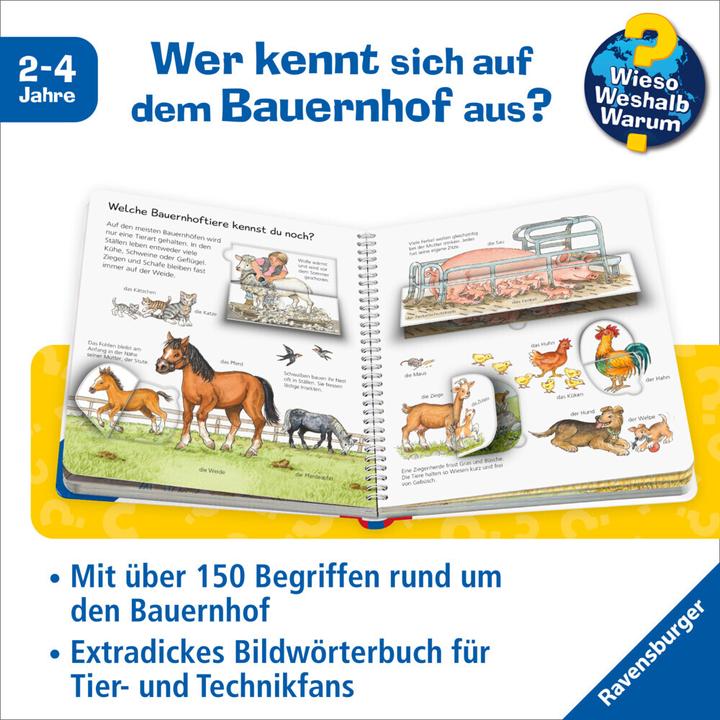 Produktbild Ravensburger Wieso? Weshalb? Warum? Mein junior-Lexikon: Bauernhof (Deutsch, Andrea Erne, Wolfgang Metzger, 2024)