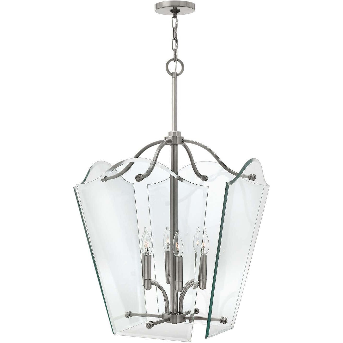 Elstead Lighting, Pendelleuchte, Wingate Hängeleuchte E14 6-fach Poliertes antikes Nickel (E14)