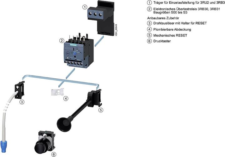 Produktbild Siemens Überlastrelais 3-12A