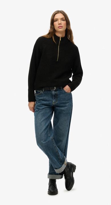 Produktbild Superdry Fleece-Pullover mit durchgehendem Reissverschluss für Damen (XS)