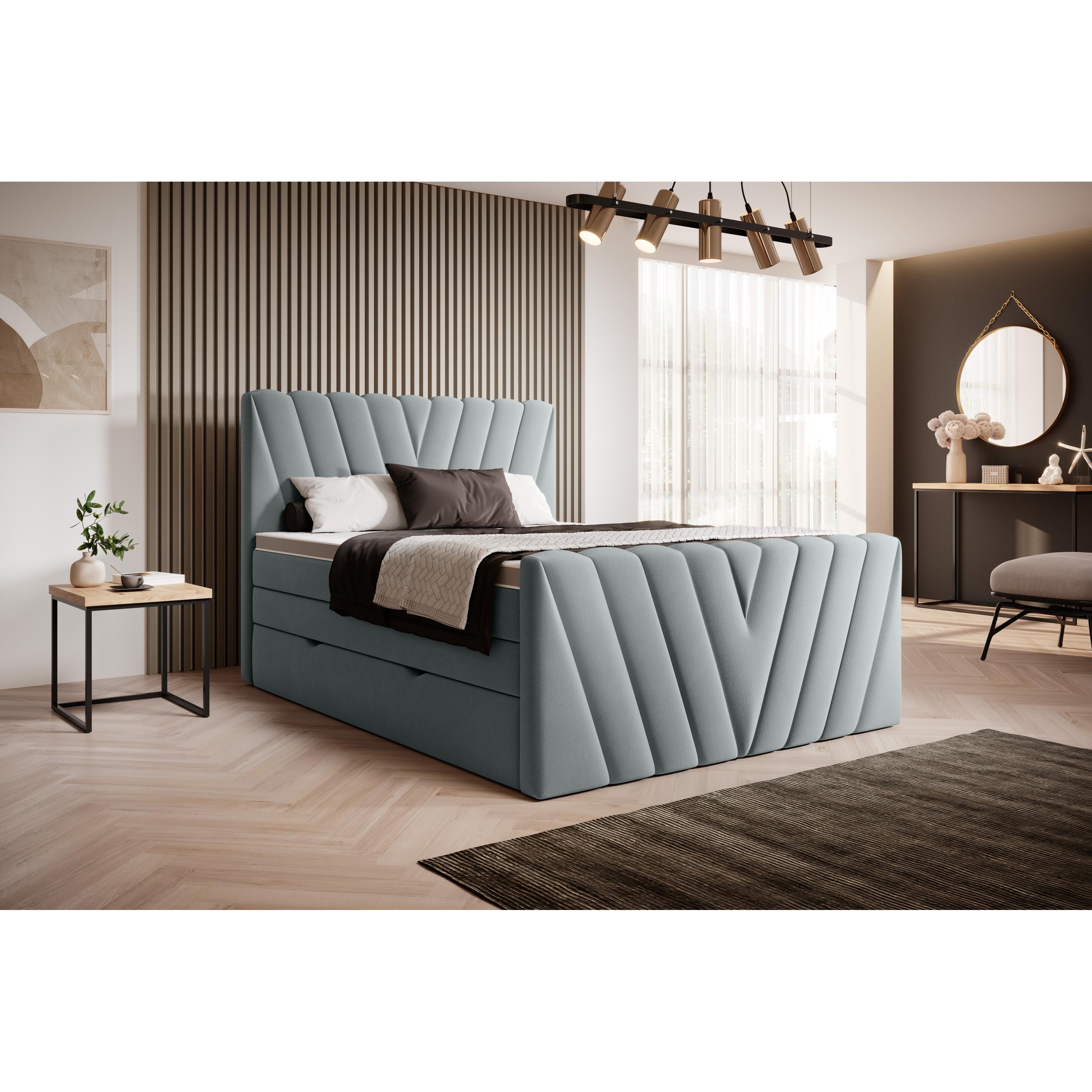ELTAP, Bett, Candice mit Stauraum (160 x 200 cm)