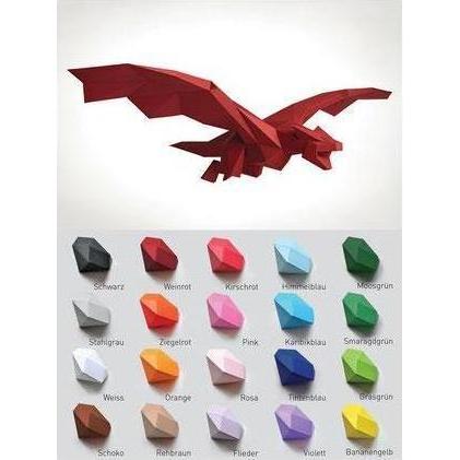 Liebesreh DRACHE WEINROT - Bastelset Drache weinrot (DRACHE_WEINROT)