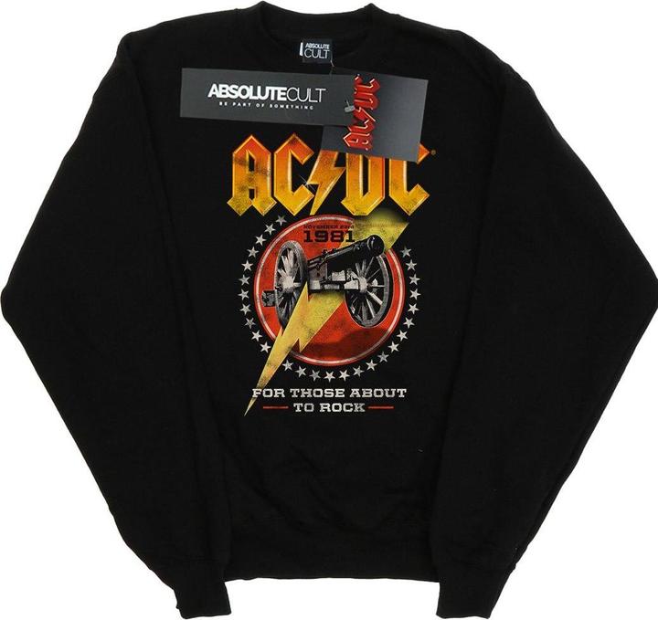 Actual product image AC/DC Girls For Those About To Rock 1981 Sweatshirt (104)