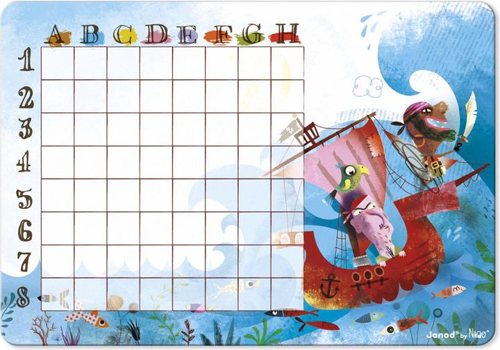 Image du produit Janod Les pirates de la bataille navale (Français)