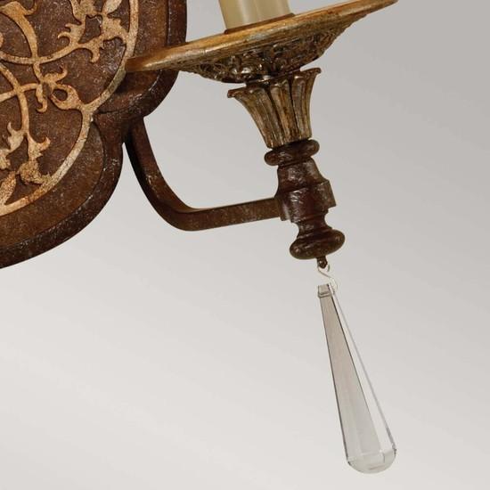 Immagine prodotto Elstead Lighting Marcella applique E14 doppio British bronzo, bronzo ossidato (E14, IP20)