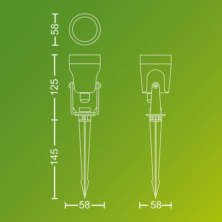 Image du produit Philips Reuel Spot 3er-Set Niedervolt (180 lm, IP44)