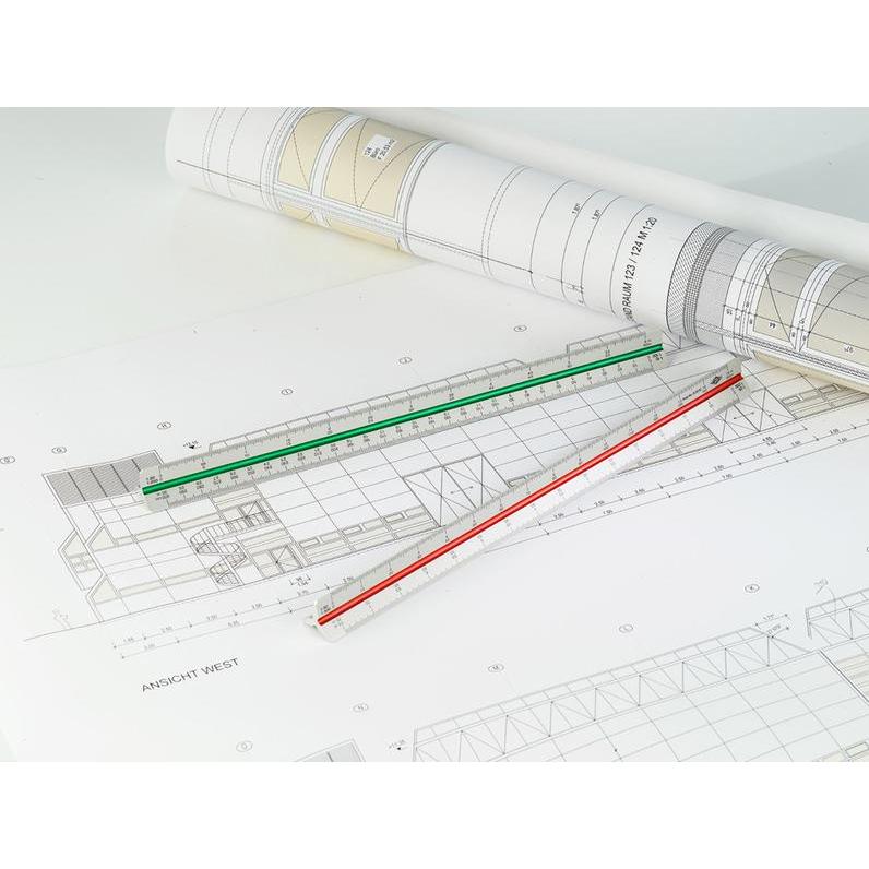Wedo, Lineal, Dreikantmassstab (330 mm)