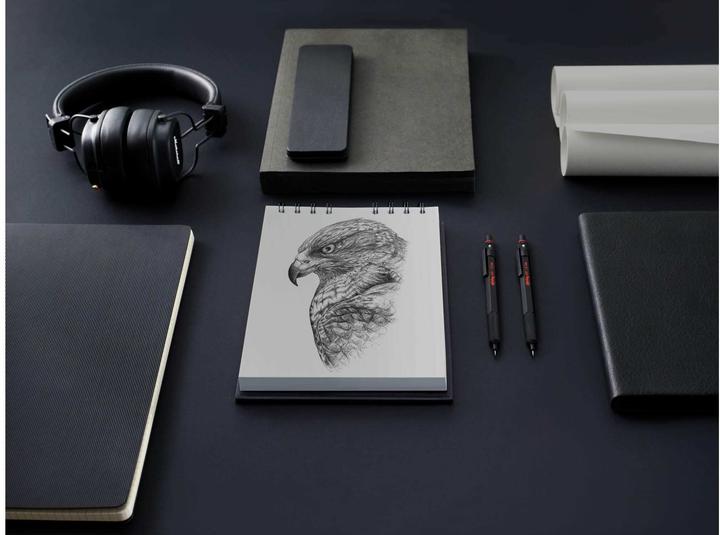 Produktbild Rotring Kugelschreiber 600 Juodas, M-Juodas Geschenkbox (Schwarz, 1x)