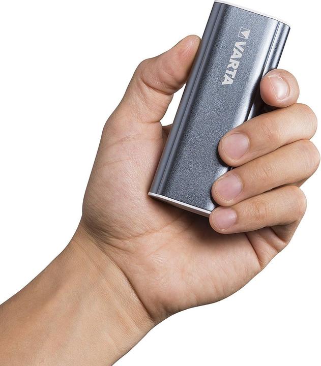 Produktbild Varta Powerbank 5200 mAh dunkelgrau (5200 mAh, 26 W, 19.24 Wh)