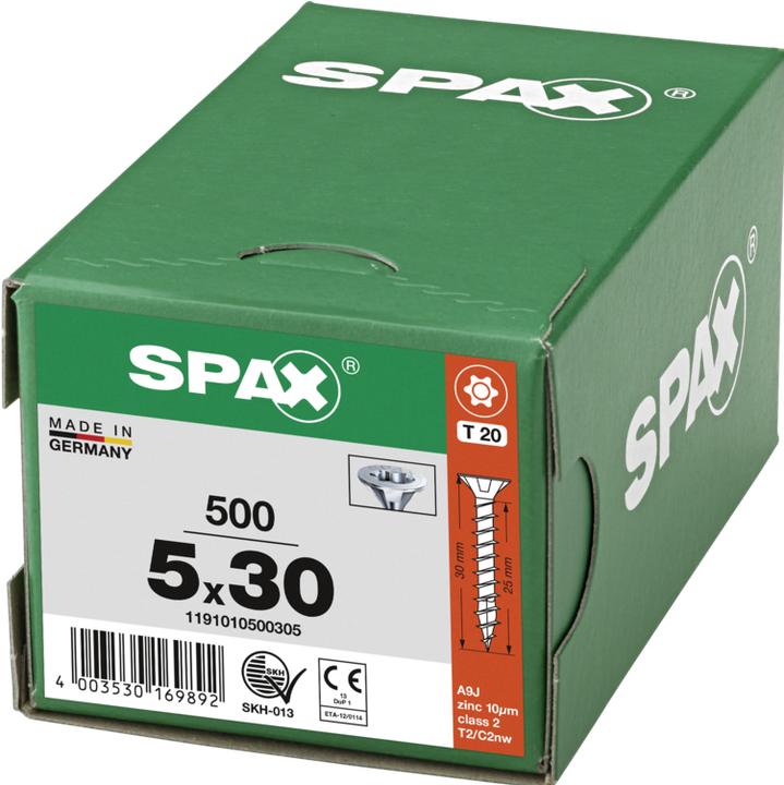Produktbild Spax Spanplattenschrauben (500 Schrauben pro Stück)