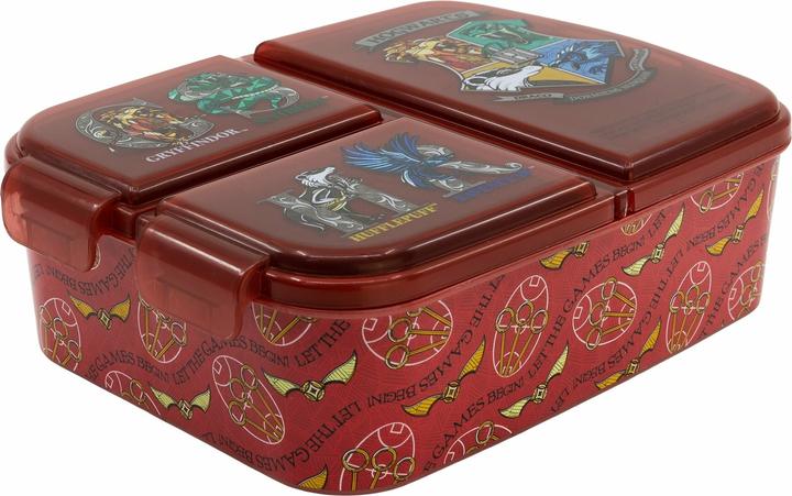 Actual product image Stor Harry Potter Hogwarts' 4 Houses - Lunchbox with compartments