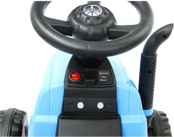 Immagine prodotto Jamara Trattore ride-on New Holland con rimorchio blu 6V (6 V)