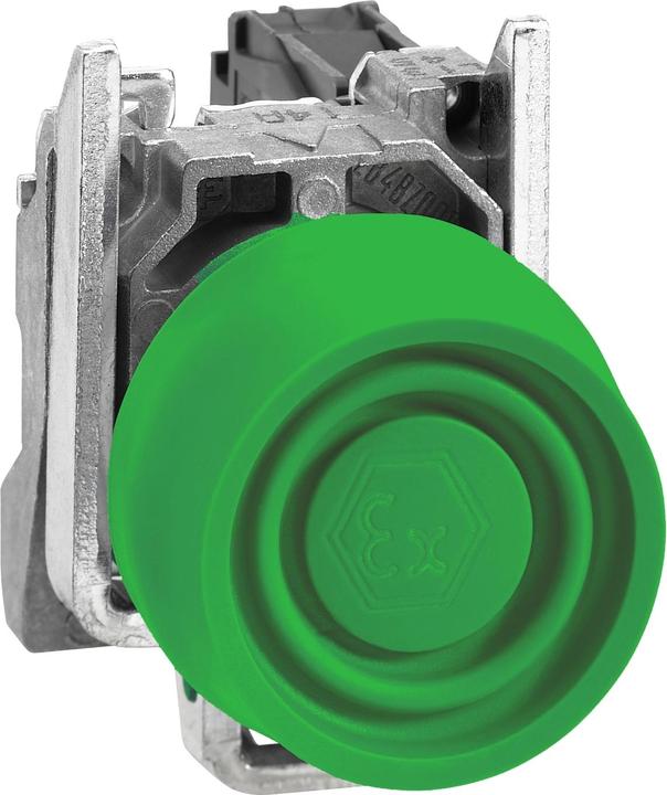 Actual product image Schneider Electric Pushbutton, green D 22mm XB4BPS31EX