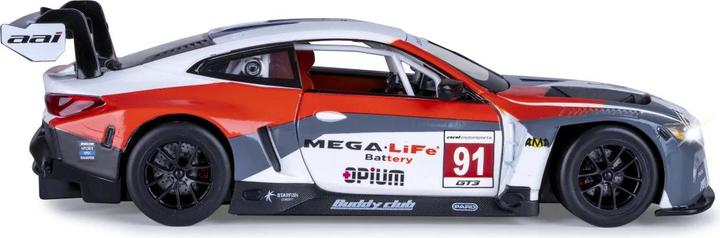 Actual product image BMW M4 GT3 Diecast 1:24 weiss inkl. Knopfzellen