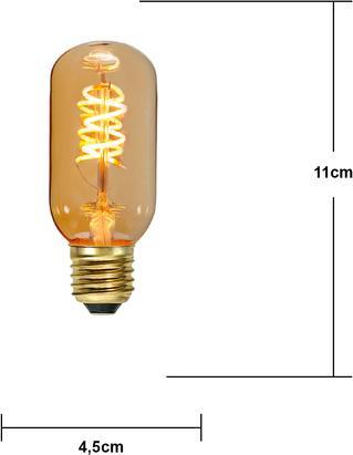 Actual product image Star Trading LED Bulb E27 T45 Decoled Spiral Amber (E27, 130 lm, 1x)