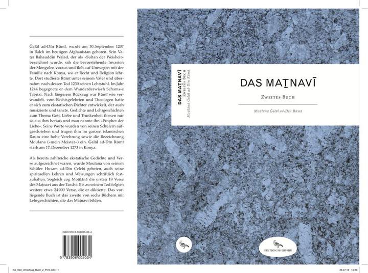 Produktbild Das Masnavi (Deutsch, 2012)