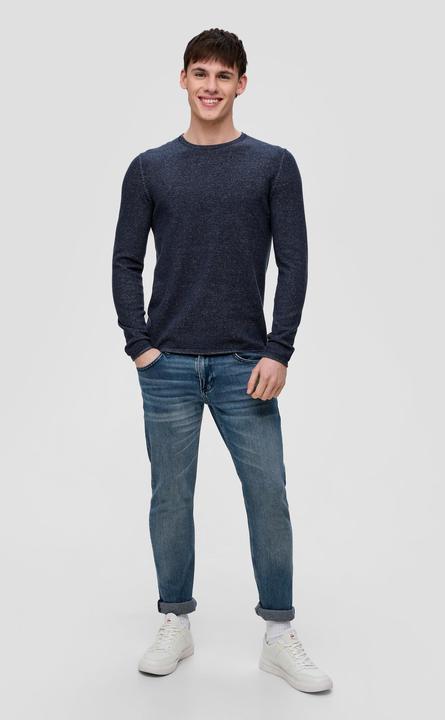 Produktbild s.Oliver Strickpullover Strickpullover mit Rollsaum (XXL)