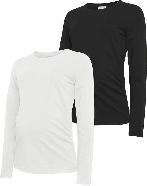 Mamalicious Normal geschnitten Rundhals Top Bluse (XS)