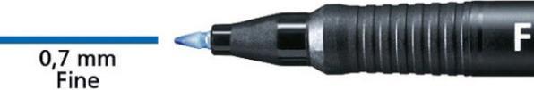Image du produit STABILO Stylo permanent OHPen universal (Bleu, 0.70 mm, 1 x)